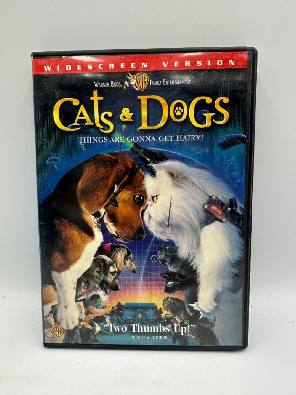 Cats & Dogs Widescreen DVD 2001 Jeff Goldblum Warner Bros Family PG Comedy